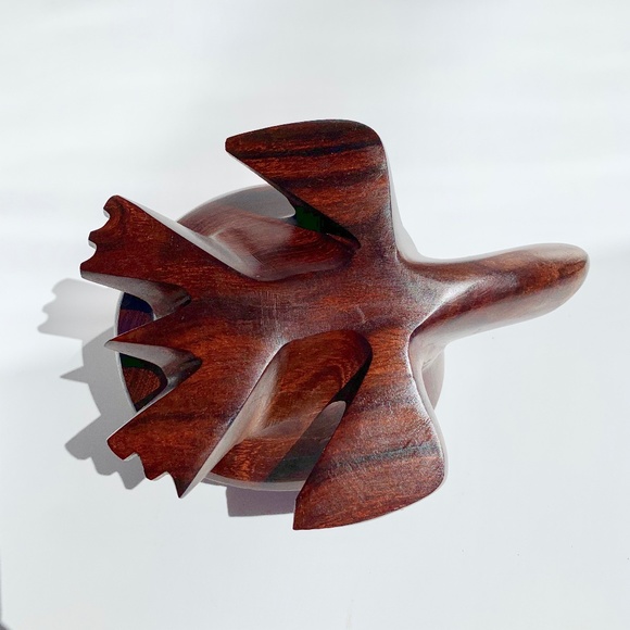 Hand Carved Solid Wood Sea Turtle - Picture 6 of 6
